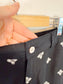 Rachel Zoe Embroidered Wide Leg Linen Pants in Black (Size 12)