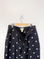 Rachel Zoe Embroidered Wide Leg Linen Pants in Black (Size 12)