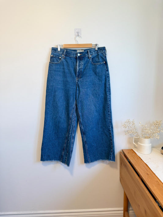 Everlane "The Way Wide Crop Jeans" (Size 31)