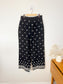Rachel Zoe Embroidered Wide Leg Linen Pants in Black (Size 12)