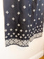 Rachel Zoe Embroidered Wide Leg Linen Pants in Black (Size 12)