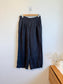 Vintage Wide Leg Linen Pants in Black (Size S)