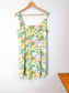 Abercrombie & Fitch Mini Dress in Lemon Italian Coastline Print (Size L)