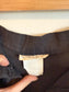 Vintage Wide Leg Linen Pants in Black (Size S)