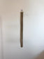 Club Monaco Neutral Leather Belt with Gold Buckle (Size M/L)