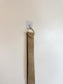 Club Monaco Neutral Leather Belt with Gold Buckle (Size M/L)