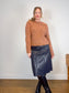 SECOND FEMALE Fillipi Mohair Chunky Knit Sweater in Apricot (Size S/M)