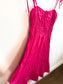 NICHOLAS THE LABEL "Halia Shirred Ramie Dress in Pink" (Size S/M)