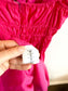 NICHOLAS THE LABEL "Halia Shirred Ramie Dress in Pink" (Size S/M)