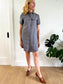 The White Company London Linen Shirt Dress in Grey (Size S)