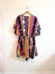 AMUR Sustainable  "Nyla Tie Front Dress" in Mixed Floral Print (Size L/XL)