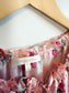 LoveShackFancy "Popover Silk Mini Dress in Pink Floral" (Size XS/S)
