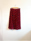 Jason Wu "Cola Bottle-Print Pleated Skirt in Red" (Size M/L)