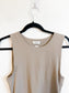 Babaton Contour Tank Top in Beige (Size L)
