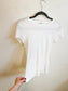 FILIPPA K Designer Ribbed T-Shirt in White (Size M)