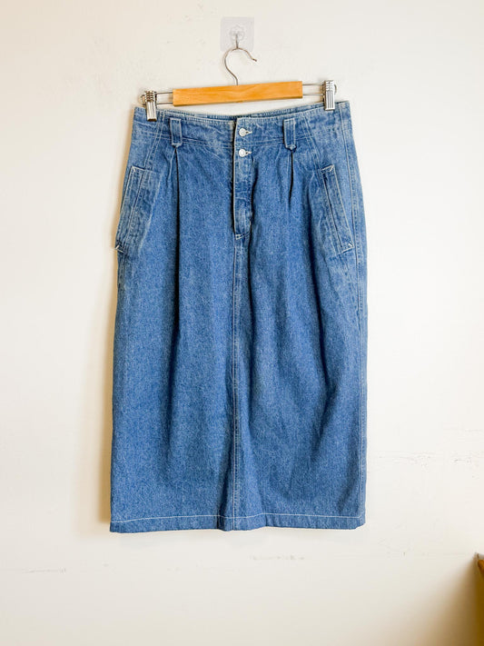 Vintage Denim Skirt (Size M)