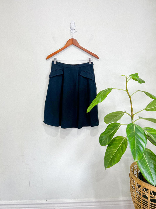 Lacoste Black Mini Skirt (Size M/L)