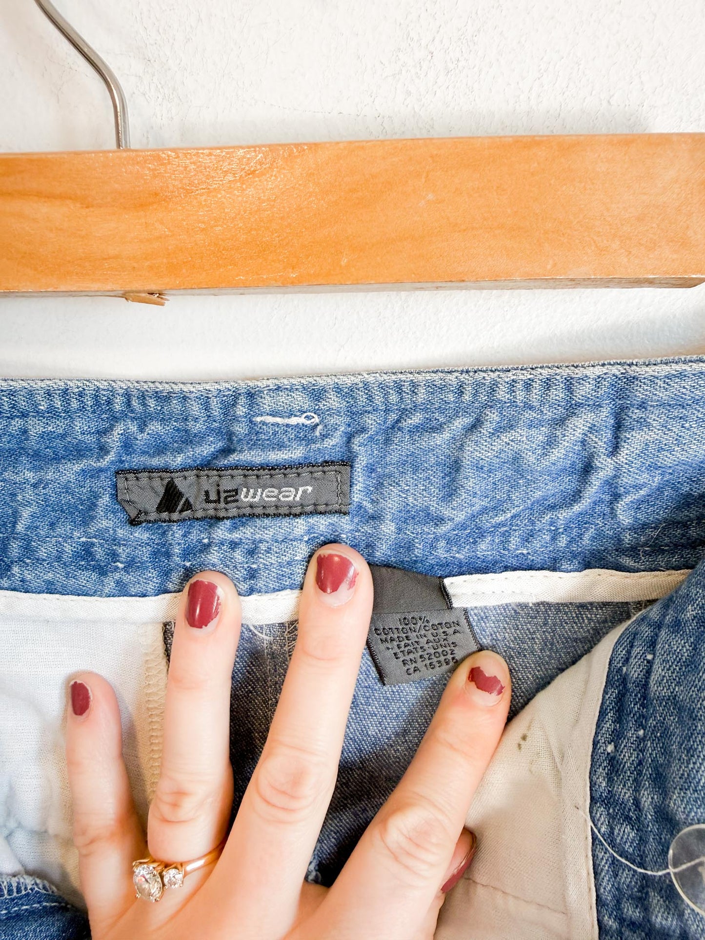 Vintage Denim Skirt (Size M)