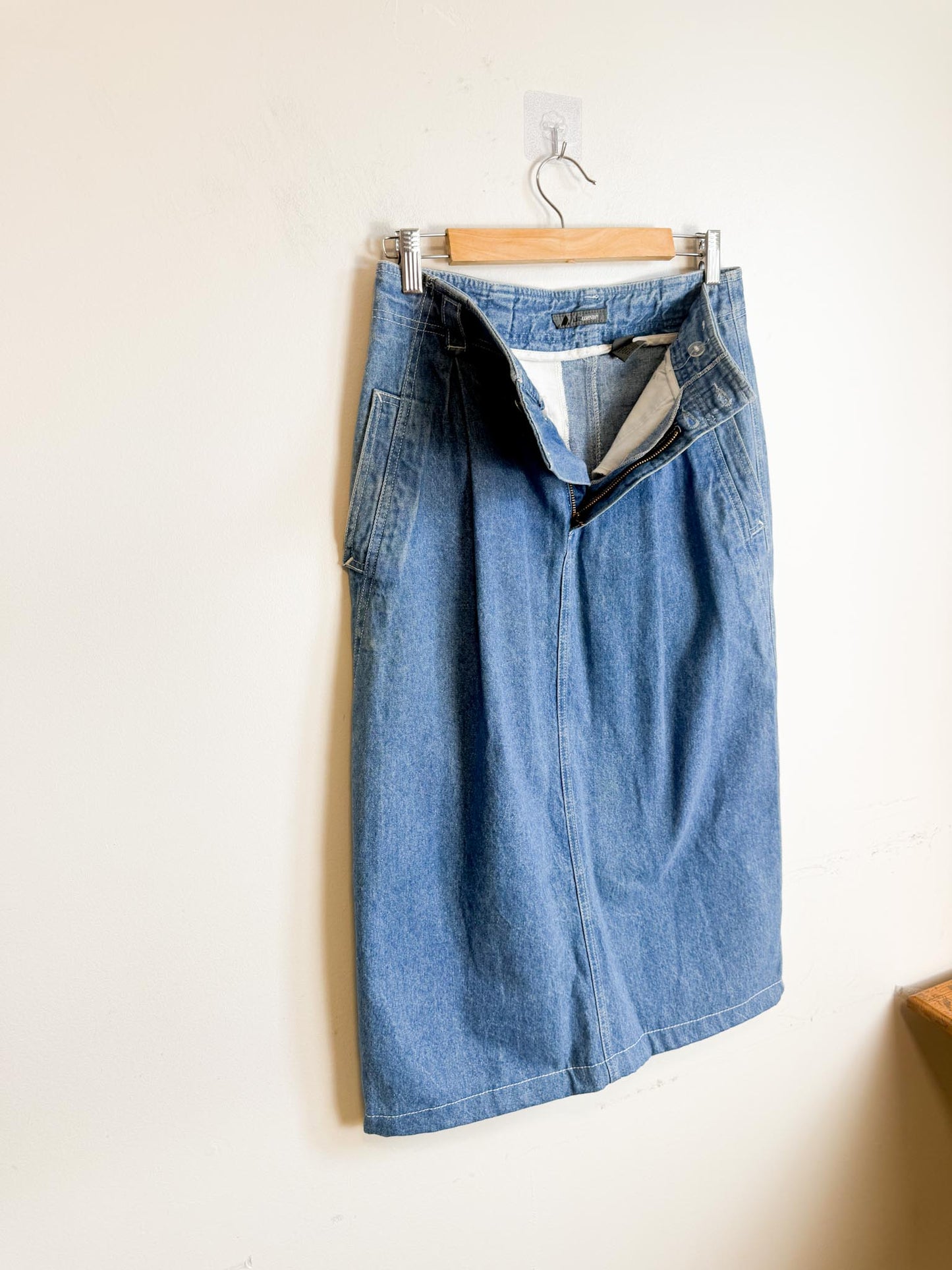 Vintage Denim Skirt (Size M)