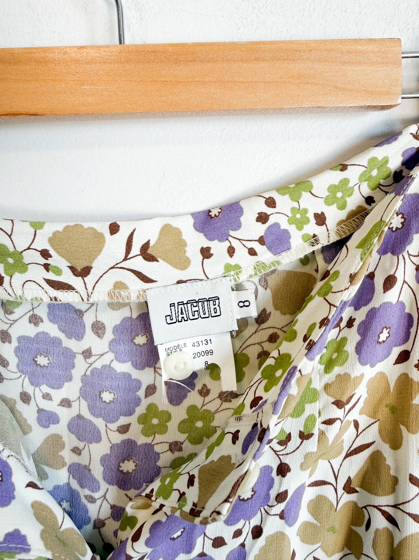 Vintage Jacob Floral Midi Skirt (Size S)