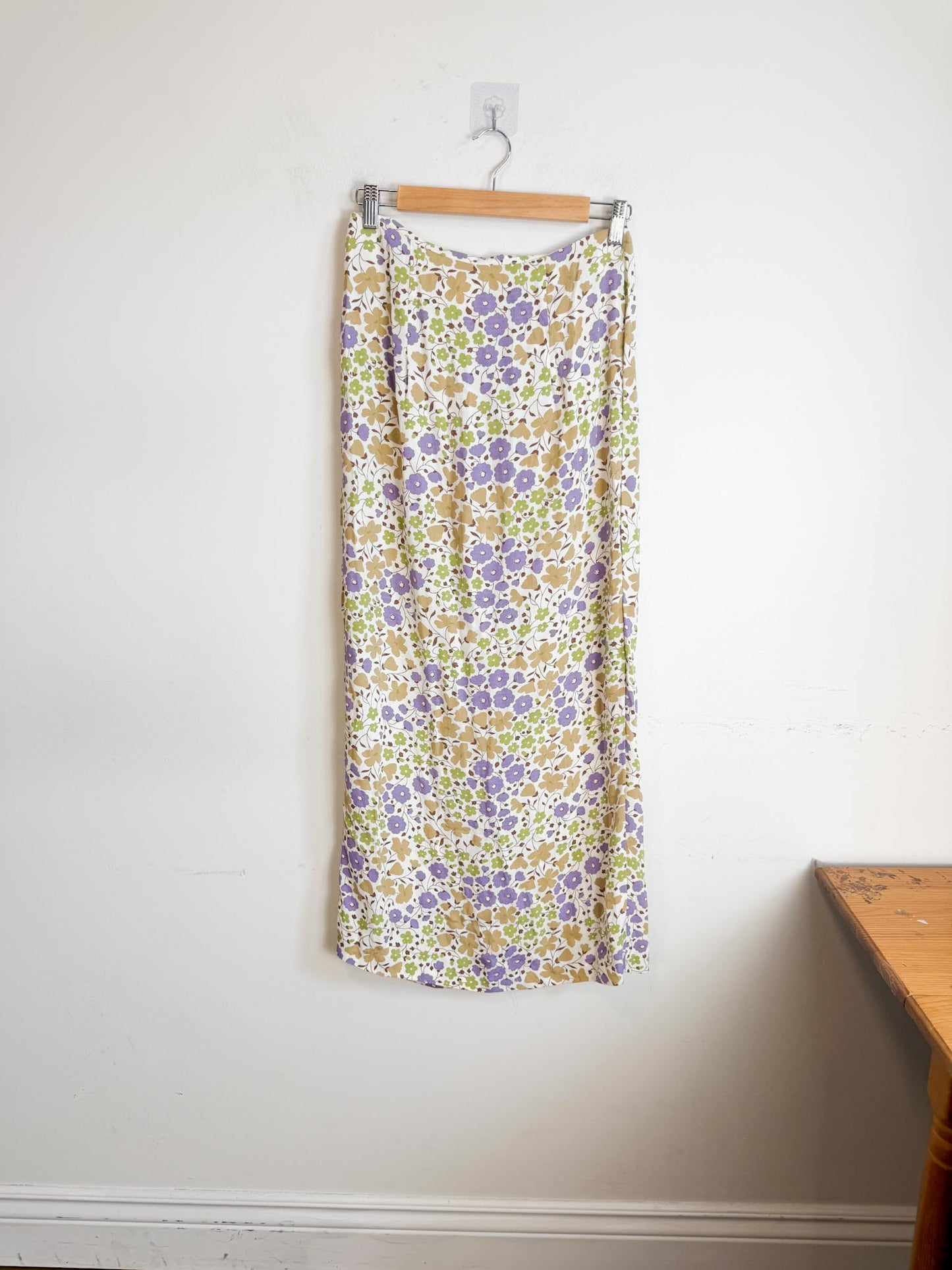 Vintage Jacob Floral Midi Skirt (Size S)