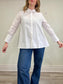 Hana San Designer White Blouse (Size M/L)