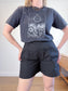 The Sun Graphic Tee in Faded Black (Size M/L)