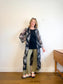 Vintage Sheer Floral Duster Jacket (Size L/XL)