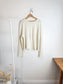 LILYSILK Wool & Cashmere Boxy Crewneck Sweater in Cream (Size S-L)