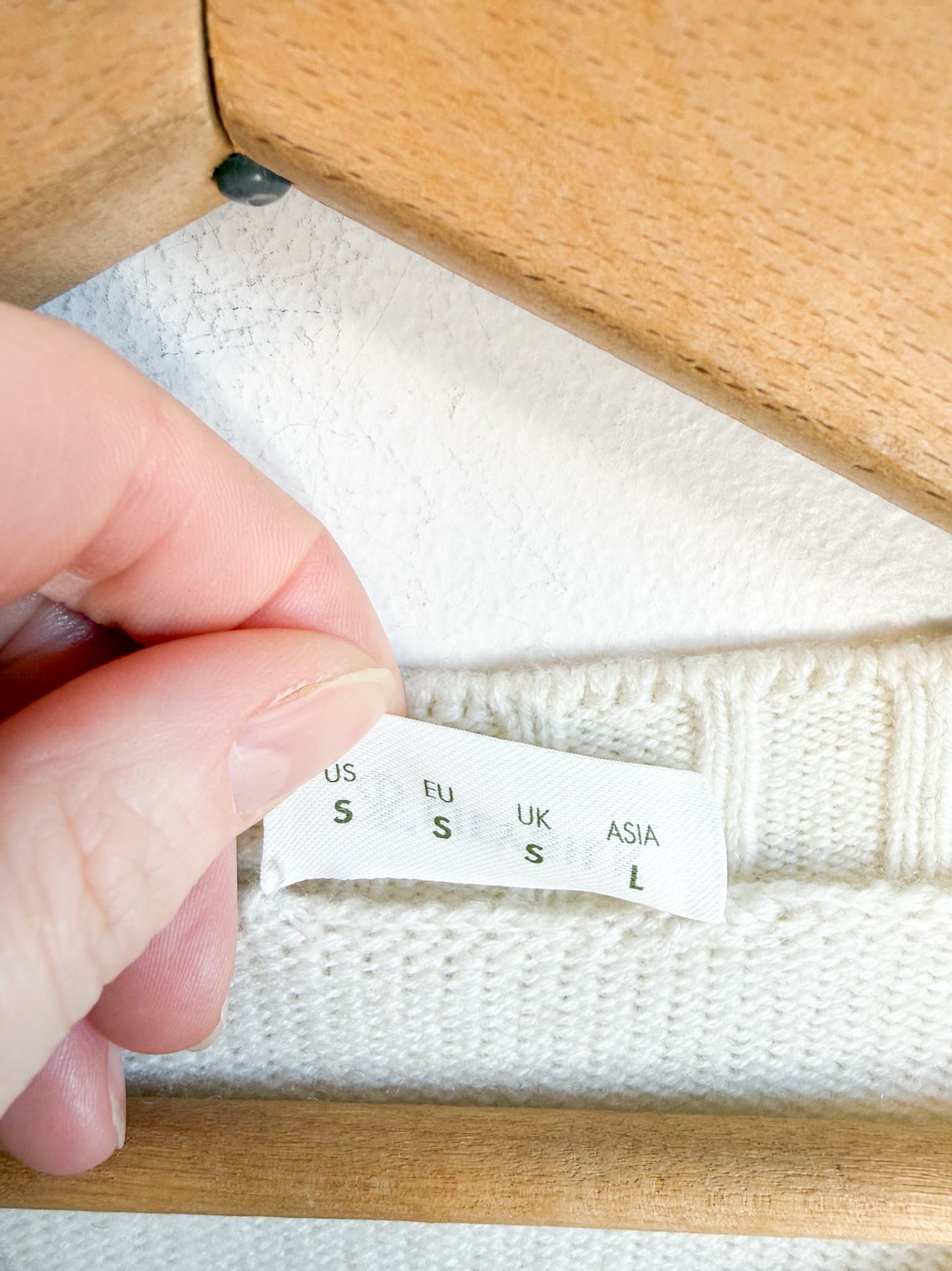 LILYSILK Wool & Cashmere Boxy Crewneck Sweater in Cream (Size S-L)