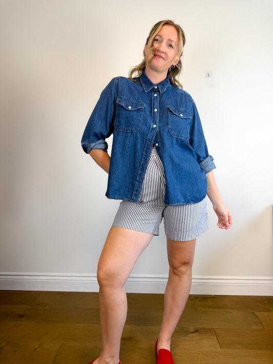 Part Two Denim Button Down (Size M)