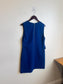 Alice + Olivia Ruffled Shift Dress in Blue (Size L)