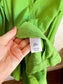L'Academie "The Janeiro Linen Mini Dress in Green" (Size M)