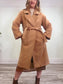 Abercrombie & Fitch "Double-Cloth Belted Wool-Blend Coat (Size S/M)