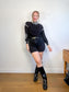 COS Black Denim Shorts (Size 30)