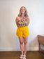 BAILEY / 44 One Shoulder Cropped Tank in Aztec Brown NWT (Size L)