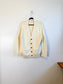 Club Monaco Cotton Cardigan in Off White (Size L)