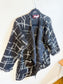 Diana Coatsworth Designs Tweed Jacket in Black/White (Size M/L)