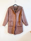 Fransa Reversible Faux Fur Jacket in Brown (Size M/L)
