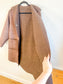 Fransa Reversible Faux Fur Jacket in Brown (Size M/L)