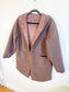 Fransa Reversible Faux Fur Jacket in Brown (Size M/L)