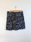LOFT Mini Skirt in Black/White Print (Size L)