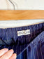St. Roche Mid Rise Pinstriped Pants in Navy/White (Size L)