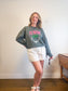 P.E Nation Crewneck in Green/Pink (Size S/M)