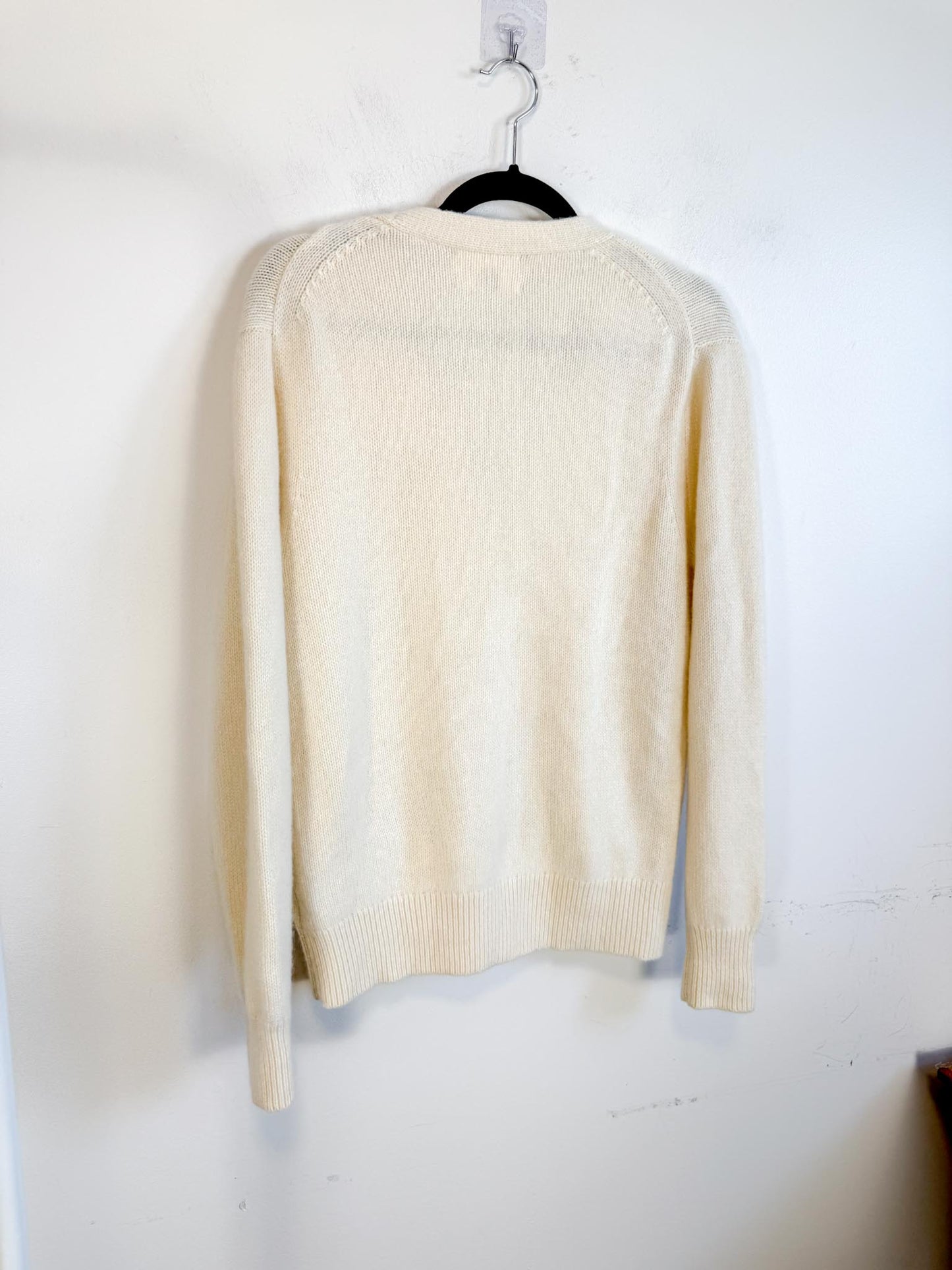 Wilfred Cashmere Cardigan in Whisper White (Size S)