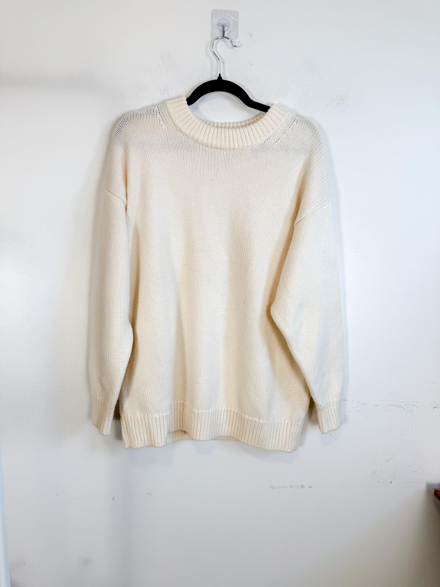 Wilfred "Rosemary Merino Wool Sweater in Light Birch" (Size S/M)