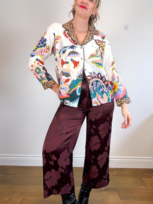 By Anthropologie :"Flannel Button Down Top" NWT (Size S-L)