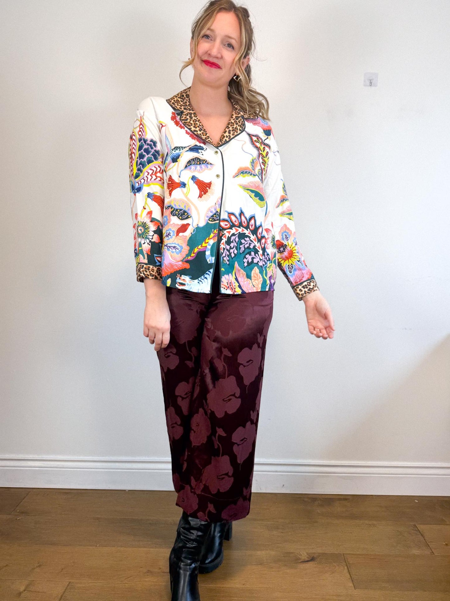 By Anthropologie :"Flannel Button Down Top" NWT (Size S-L)