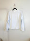 Kerri Rosenthal "Drippy Heat Crewneck in White" (Size M)