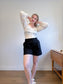 Vintage 1950s Lou Larry Lace Puff Sleeve Blouse (Size S/M)